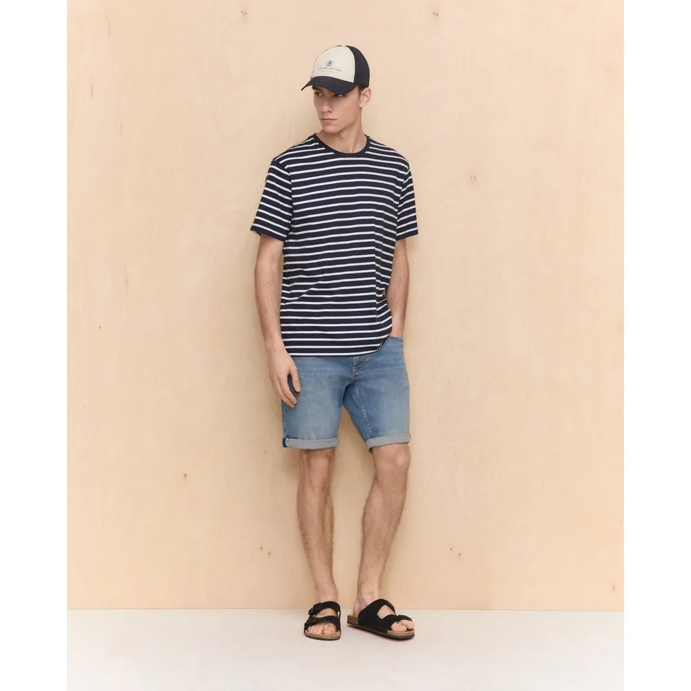 Bermuda de hombre 5 bolsillos denim stretch - Easy Wear - FashionsVida