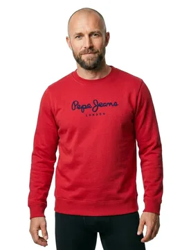 Felpa Macbeth Plain Rugby Red XL - Pepe jeans - FashionsVida