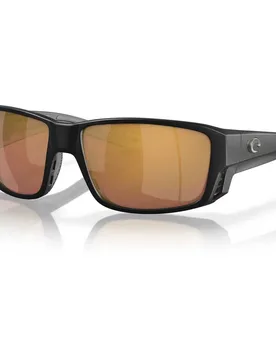 Lunettes De Soleil Polarisées Tuna Alley Pro Matte Black Gold Mirror 580G unisex - Costa - FashionsVida