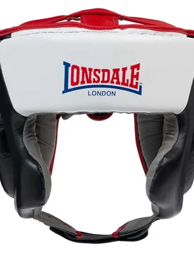 Protège-tête Padbury Black / White / Red S-M - Lonsdale - FashionsVida