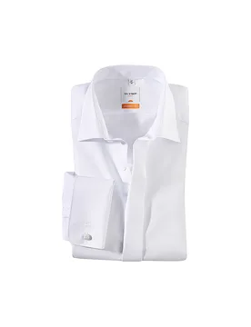 Olymp Camisa Modern Fit blanco 47 - Olymp - FashionsVida