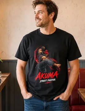 Akuma Street Fighter T shitr Cool Anime Gamer Gift 0813 Retro Arcade Fighting Game Tee Hadouken World Warriors Unisex Top S-6XL - Aliexpress - FashionsVida