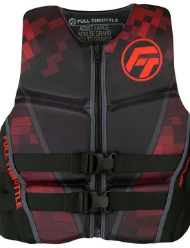Rapid Dry Flex Back Life Jacket Red M unisex - Full Throttle - FashionsVida