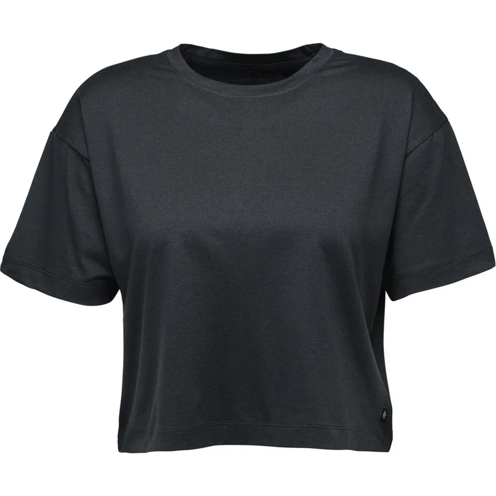 Camiseta de mujer W Circuit Ss Tee - Black Diamond - FashionsVida