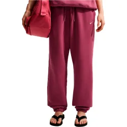 W nk stdo flc mw hr os cff pnt pantalón mujer Rosa (L)