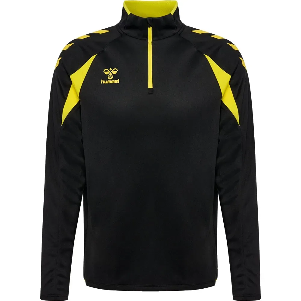 Sweat à Demi-zip Core 2.0 Black / Blazing Yellow 4XL - Hummel - FashionsVida