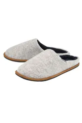 Mens Plush Lined Mule Slippers With Memory Foam - - Size: 12