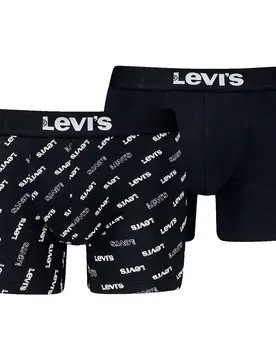 Boxers Logo Organic Co 2 Unités Black / White M - Levi´s Underwear - FashionsVida