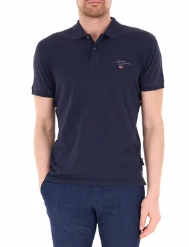 Polo in cotone BLU NAVY L - Napapijri - FashionsVida
