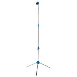 Aluminium Pool Shower Black 220 cm unisex