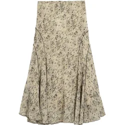 Desigual - Falda midi silvestre