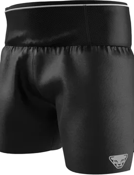 Short léger avec cuissard intégré pour le trail/running - Dna M 2/1 Split Shorts Black Out - Taille M - Noir - Dynafit - FashionsVida