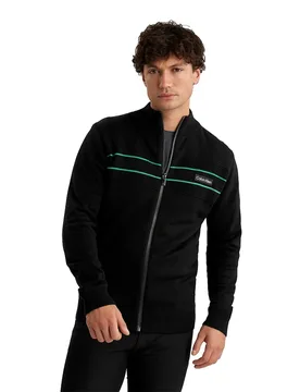 Golf Maglione Baxter Lined Black 2XL - Calvin Klein - FashionsVida