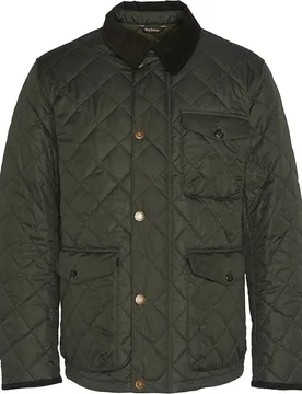 Chaqueta acolchada con cierre frontal de cremallera y corchetes - Barbour - FashionsVida