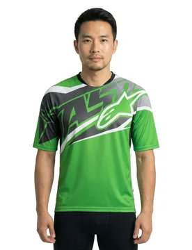 Bicycle Maglia Da Enduro A Maniche Corte Sight Green / Grey - Alpinestars - FashionsVida