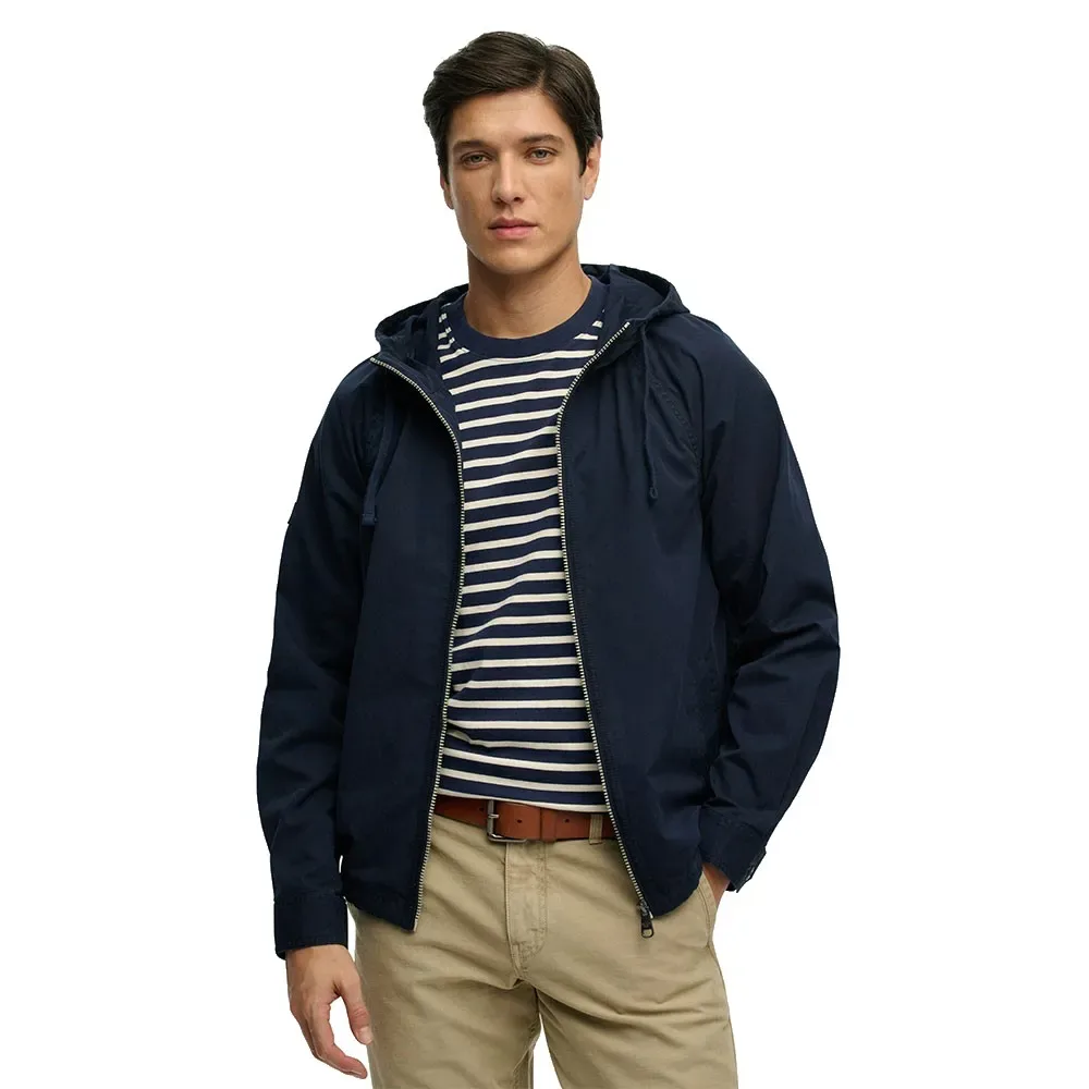 Giacca Washed Twill Washed Navy XL - Superdry - FashionsVida
