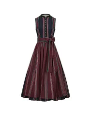 Dirndl MAGDA 80cm dunkelrot 42 Damen
