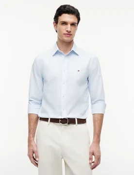 FLEX POPLIN SMALL PRINT SHIRT male - XL - FashionsVida