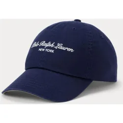 Gorra de hombre de sarga con logo bordado