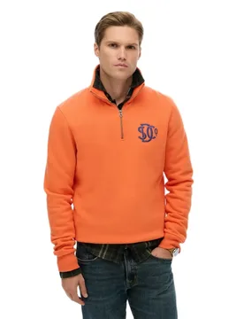 Pull à Demi-zip Neon Firecracker Orange M - Superdry - FashionsVida