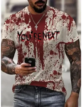 Men's Zombie Graphic T-Shirt for Halloween Costume Featuring 3D Printed Design Modern Fashion Style - Aliexpress - FashionsVida