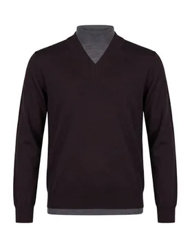 Rollkragenpullover Herren Dunkelbraun L,M,S,XL,XXL Herren - Paolo Pecora - FashionsVida