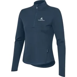Ecoline Zipneck Laufshirt Damen Blau Gr. XL