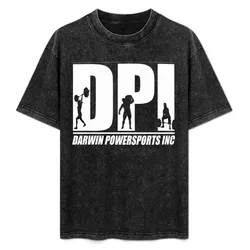 DPI Logo - White T-Shirt Sport Basic Moisture Wicking Tee