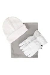 Womens Snow Accessories Set - Off White - Off White - Size: XS