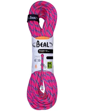 Corde à simple d'escalade - Tiger 10mm Fuchsia - Taille 50 m - Rose - Beal - FashionsVida