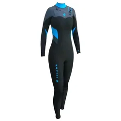 Combinaison En Néoprène à Manches Longues Et Fermeture éclair Sur La Poitrine Artic Ii 4.3 Mm Turquoise / Black XL