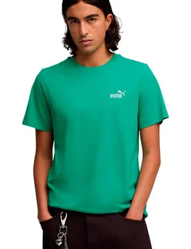 Essential small no 1 logo camiseta manga corta hombre Verde (XXL) - Puma - FashionsVida
