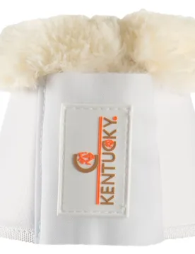 Hufglocken LEATHER SHEEPSKIN weiß XL - Kentucky Horsewear - FashionsVida