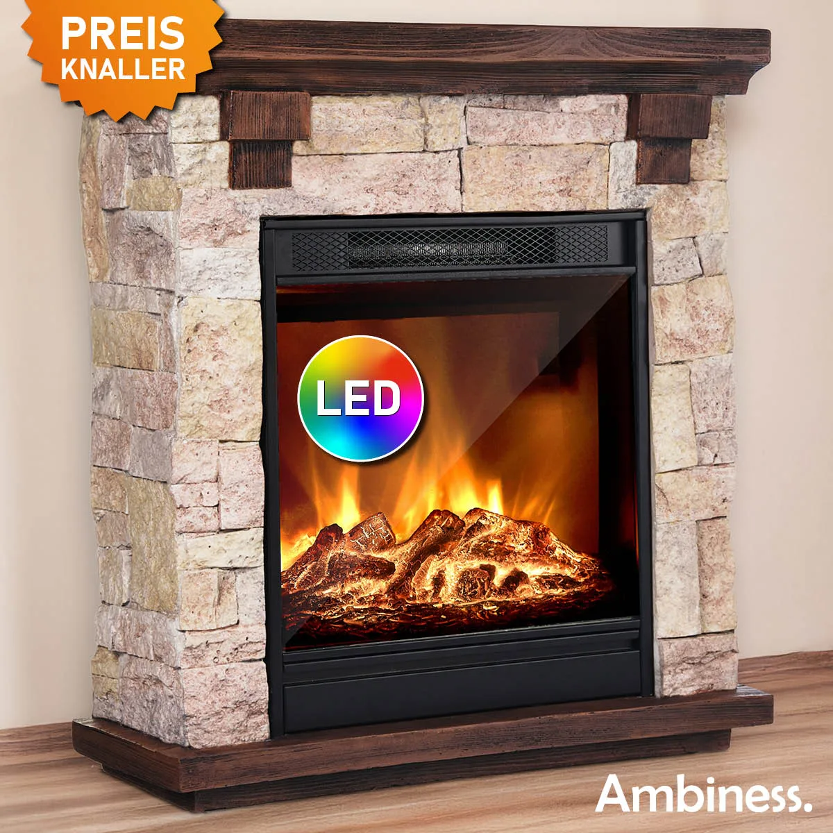 Ambiness Elektrokamin Terrano - Ambiness - FashionsVida