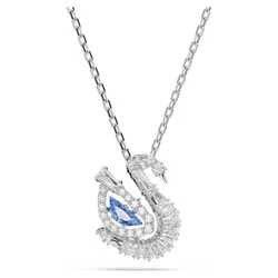 Pendente Swan, Taglio misto, Cigno, Blu OS