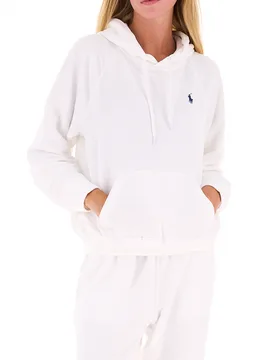 Felpa con cappuccio POLO BIANCO M - Ralph Lauren - FashionsVida