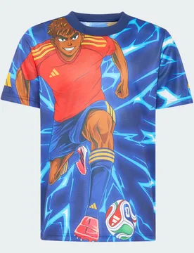 Maglia Lamine Yamal 26 Anime bambini e bambine 15-16A Dark Blue / Semi Lucid Blue - Adidas - FashionsVida