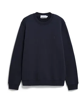 Sweater BAARO bleu marine M - Armedangels - FashionsVida