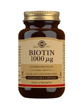 SOLGAR Biotin 1000 Ug - Solgar - FashionsVida