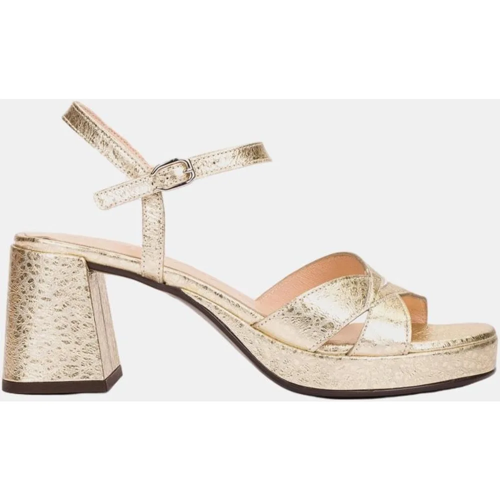 Sandalia plataforma platino - Wonders - FashionsVida