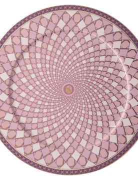 Piatto di servizio Signum, Porcellana, Rosa OS - Swarovski - FashionsVida