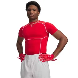T-shirt à Manches Courtes Heatgear Elite Comp Red XL