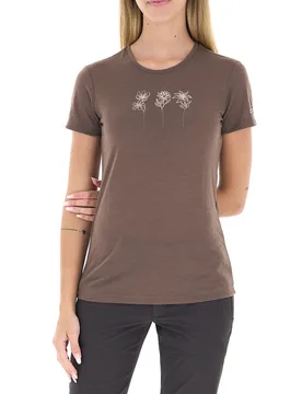CMP T-shirt misto lana MARRONE 42 - CMP - FashionsVida