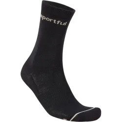 Classic merino calcetines ciclismo Negro (L)