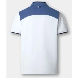 Polo de hombre color block de manga corta fit clásico