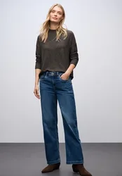 Softes Turtleneck Shirt female Braun