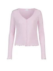 Langarmshirt POINTELLE DREAMS soft pink rosa M Damen