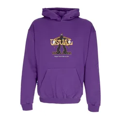 Felpa Cappuccio Uomo Jive Hoodie Purple