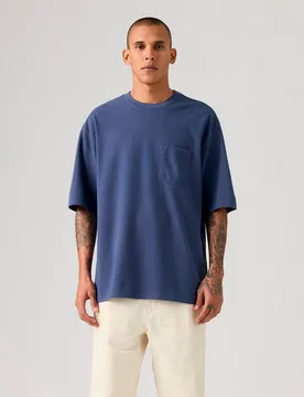 Camiseta de hombre de manga corta con cuello redondo - Levi's - FashionsVida