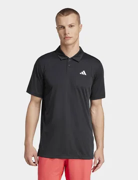 Mens Polo Da Tennis Club - Nero, nero nero Uomo taglia M - Adidas - FashionsVida